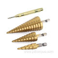 HSS 4241 Spiral Groove Step Drill Bit